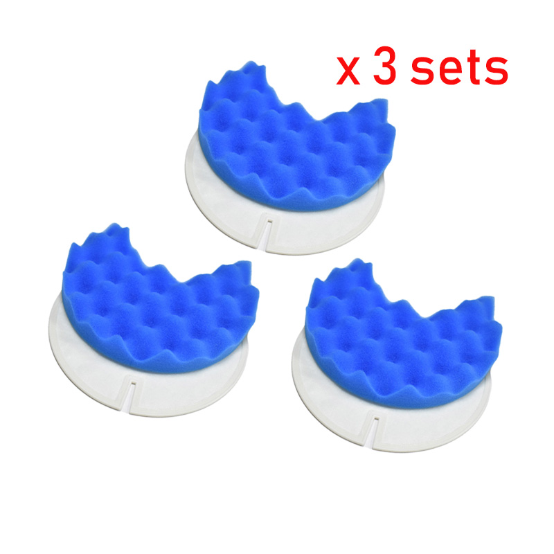 Rubber Cleaner Foam - 3set di schiuma e filtro hepa