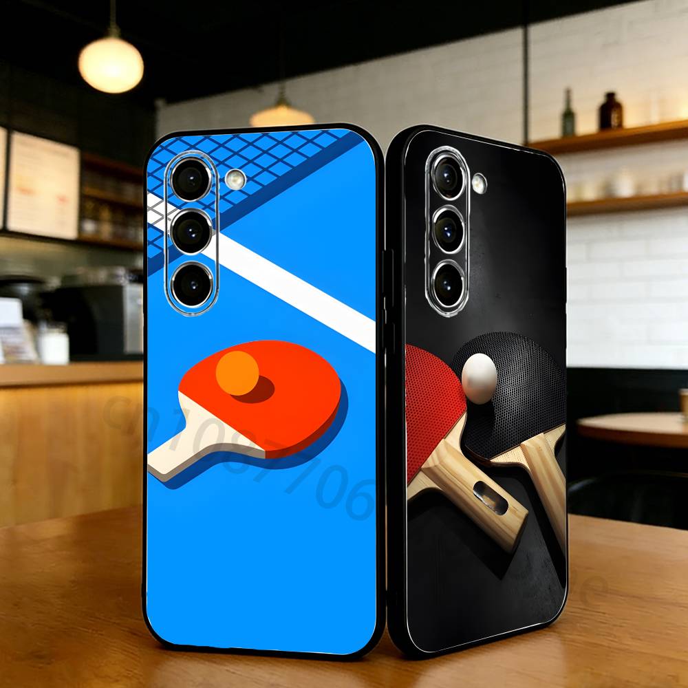 Table Tennis Animation - Custodia per telefono con racchetta da