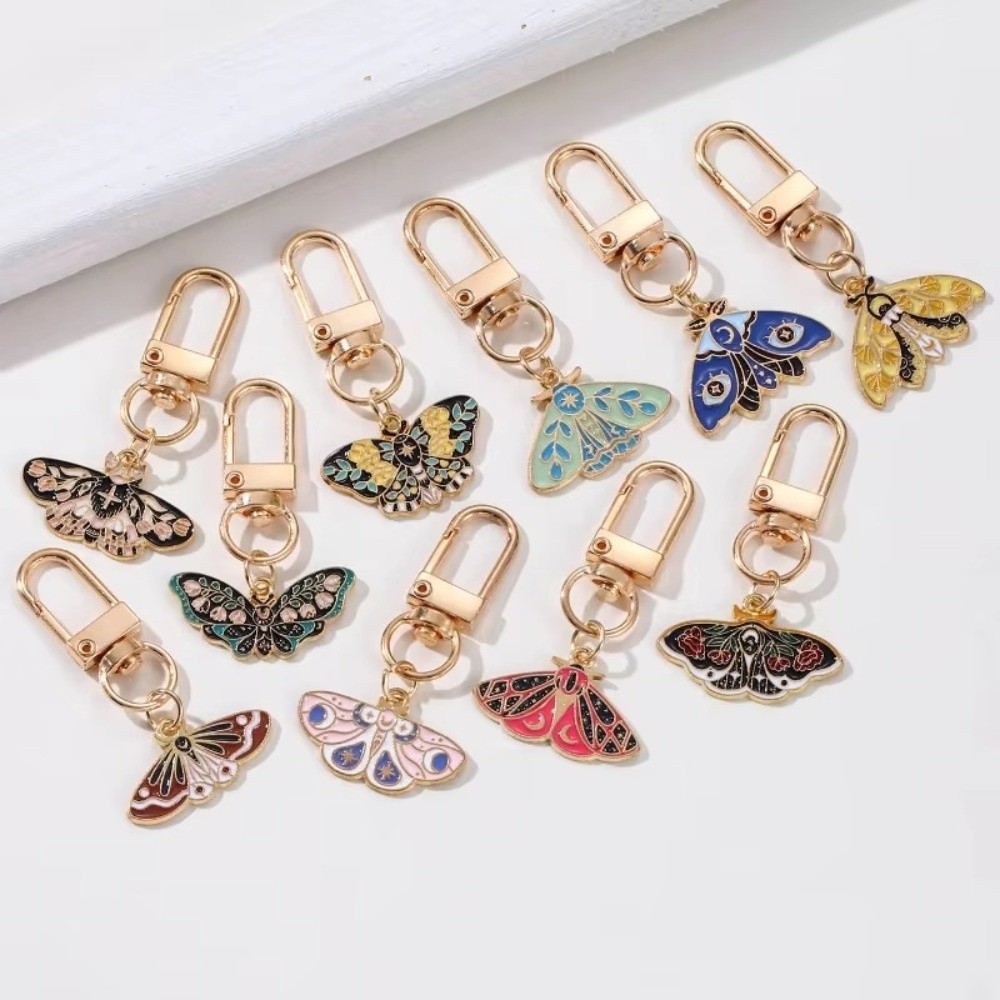 Butterfly Rubber Sheet - Portachiavi a forma di farfalla colorata,