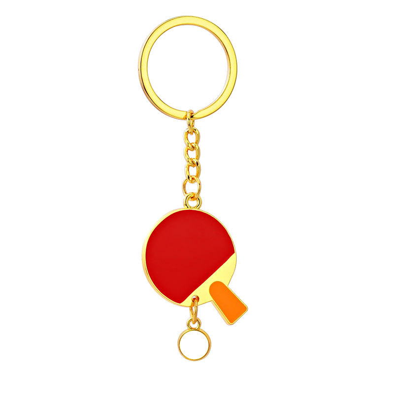 Table Tennis Animation - Portachiavi con pendenti per racchetta da