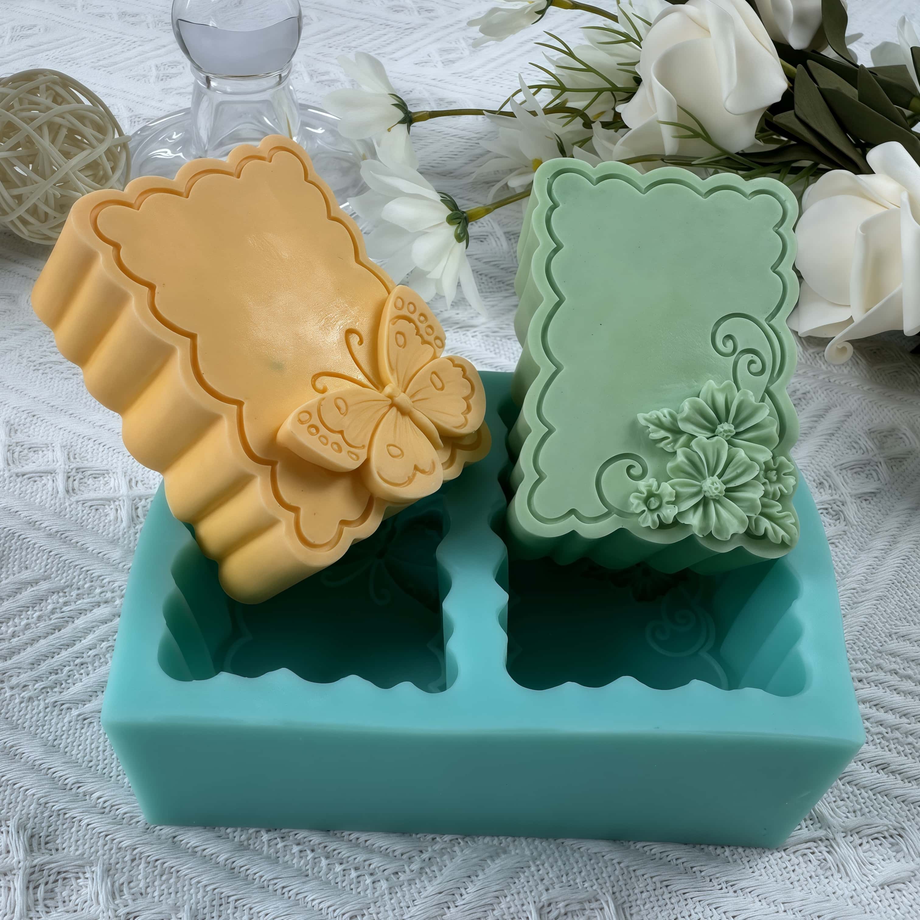 Butterfly Rubber Sheet - Stampo per sapone fiore farfalla Stampi