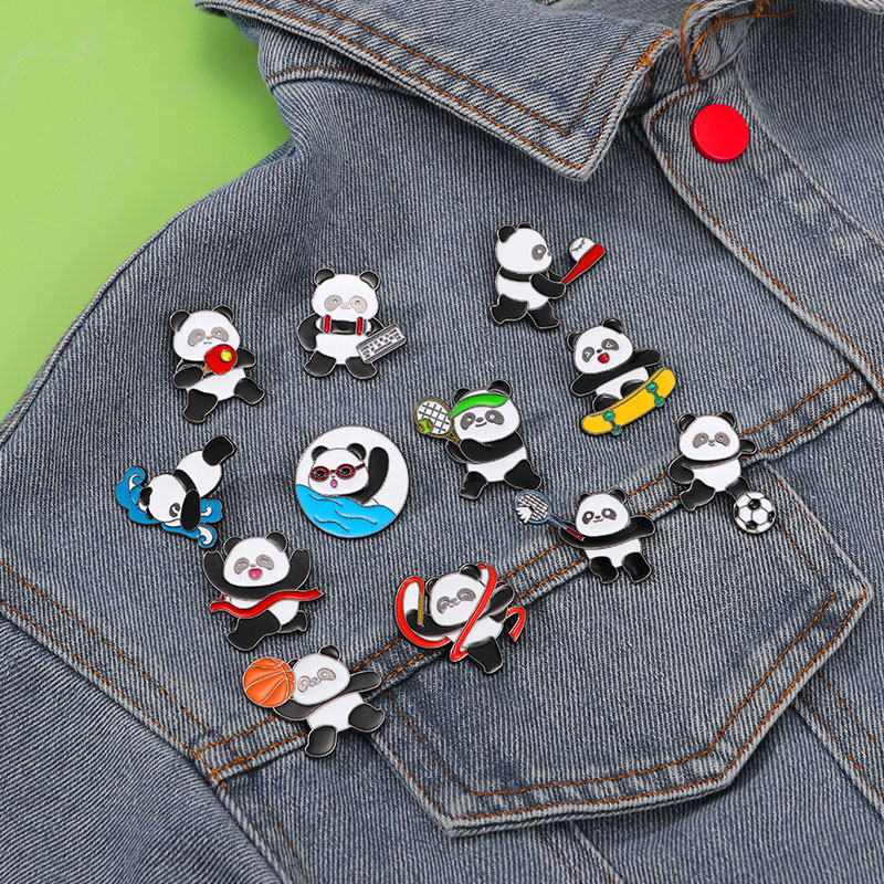 Table Tennis Animation - Cartoon Panda Sports Tema Spille smaltate