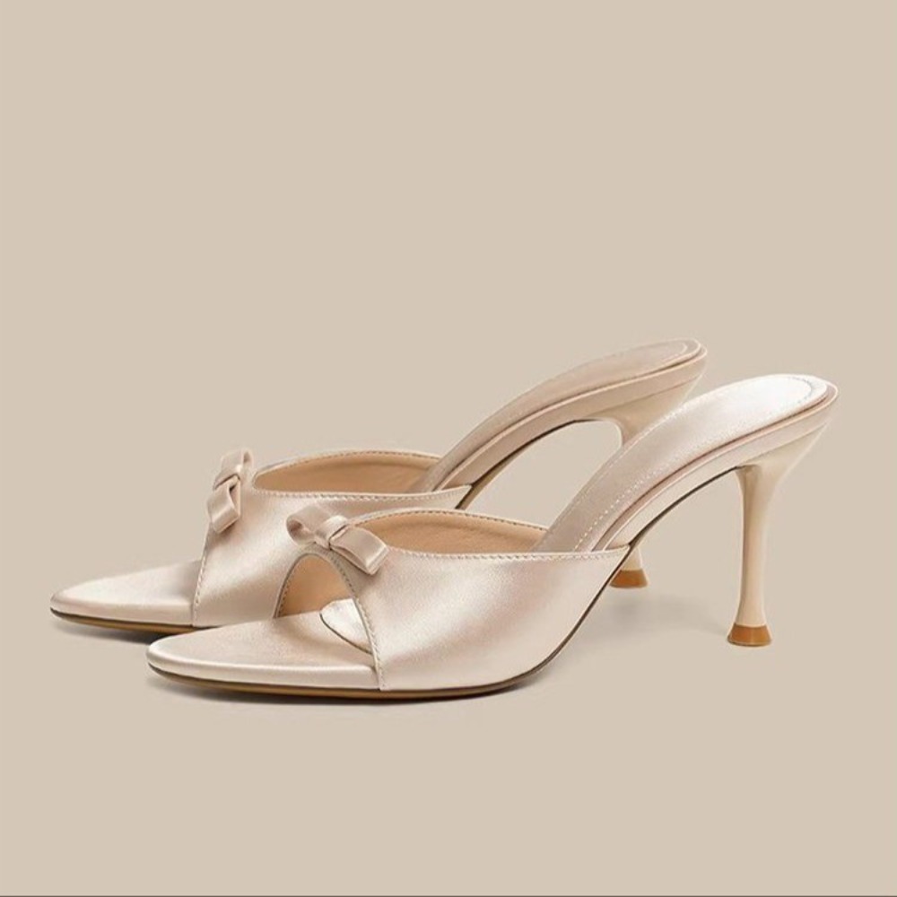 Butterfly Rubber Sheet - Sandali da donna estivi con tacco