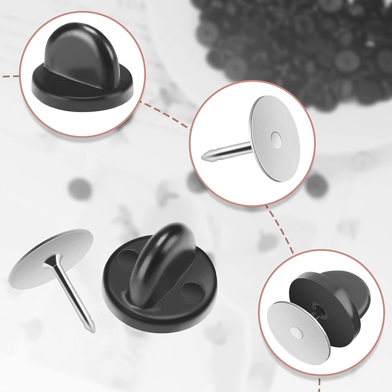 20 Paia di Fermagli a Farfalla - Butterfly Rubber Sheet recensione e prezzo