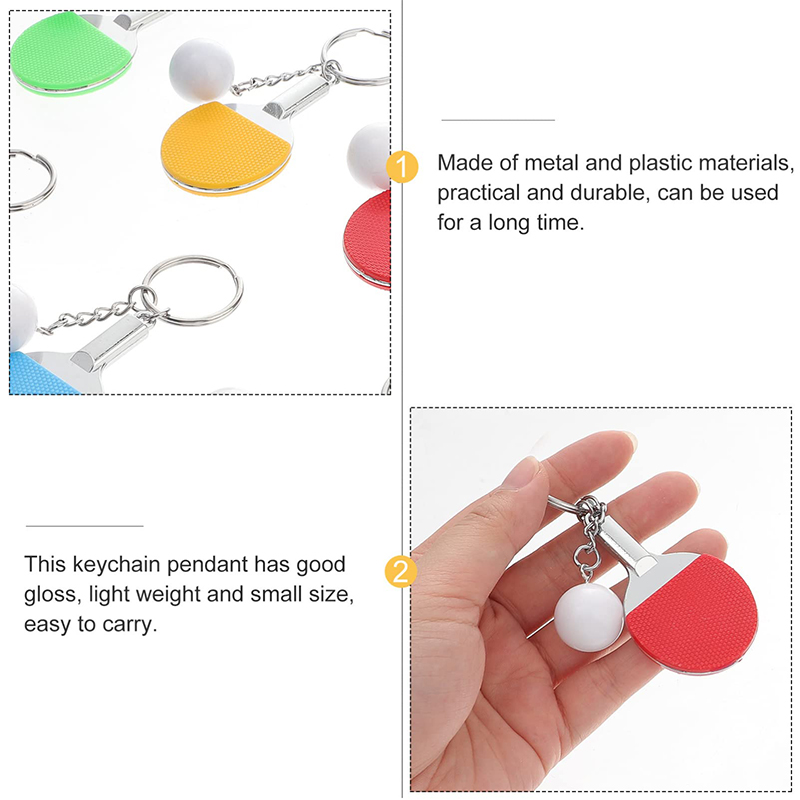 30 pezzi mini portachiavi racc - Table Tennis From recensione e prezzo