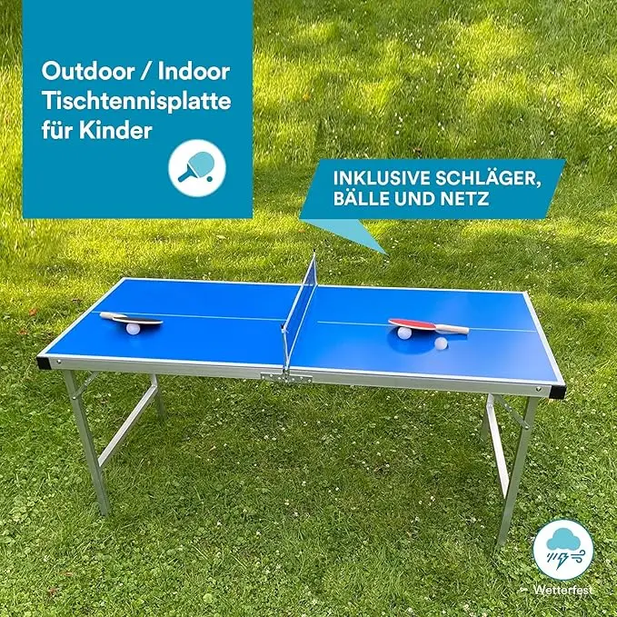 Tavolo da Ping Pong Pieghevole - Table Tennis Indoor Or Outdoor recensione e prezzo