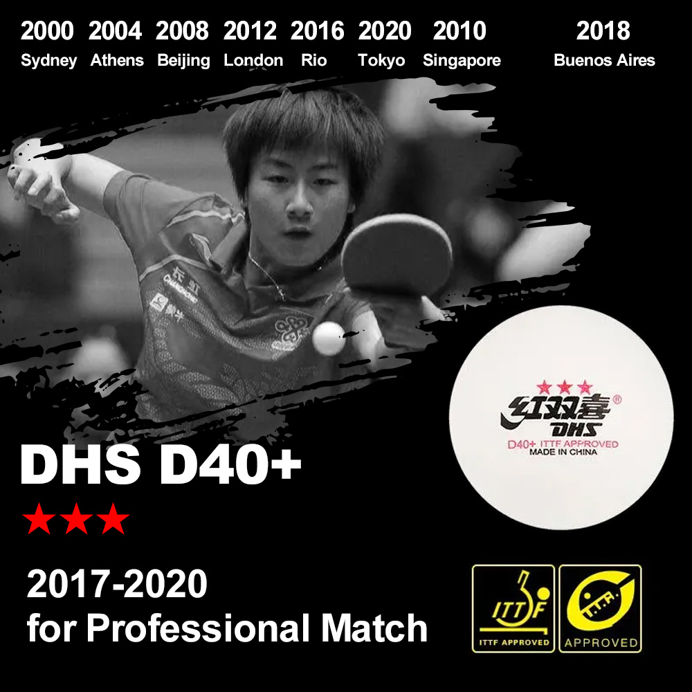 Palline da ping pong DHS D40+  - Table Tennis Robot recensione e prezzo